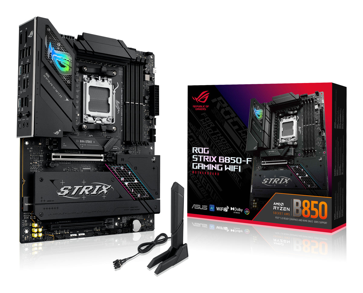 Carte mere - ASUS - ROG STRIX B850-F GAMING WIFI - AMD B850 - Emplacement AM5 ATX
