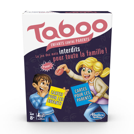 TABOO Enfants contre Parents, Jeu de societe de reflexion, Jeu de plateau pour la famille Version francaise