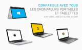Station d'accueil USB-A/C 3.0 I-Tec (Noir/Bleu)