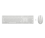Ensemble Clavier Souris sans fil HP 650 - AZERTY - Blanc