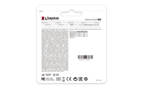 Clé USB-C 3.2 Kingston DataTraveler 70 - 64Go