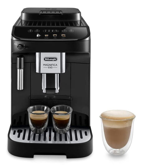 Machine expresso broyeur - De'Longhi - Magnifica evo - ECAM290.22.B - 4 recettes - Noir