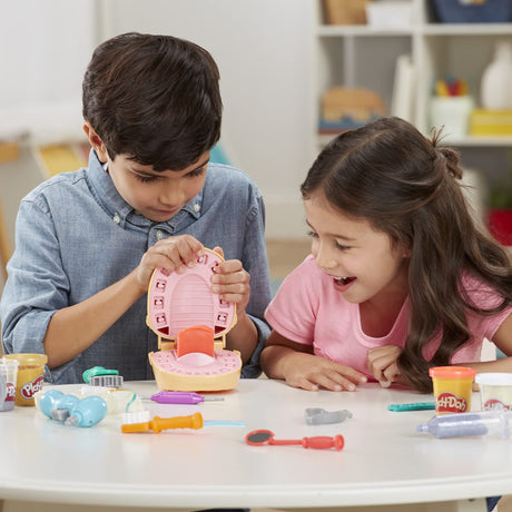 Play-Doh Cabinet dentaire pour enfants, 8 Pots de pâte a modeler atoxique, playdoh classique, des 3 ans