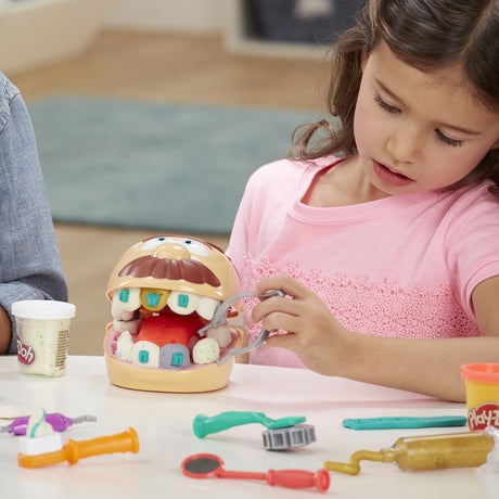 Play-Doh Cabinet dentaire pour enfants, 8 Pots de pâte a modeler atoxique, playdoh classique, des 3 ans