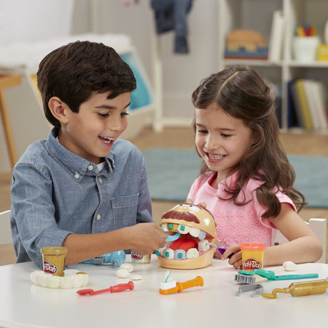 Play-Doh Cabinet dentaire pour enfants, 8 Pots de pâte a modeler atoxique, playdoh classique, des 3 ans