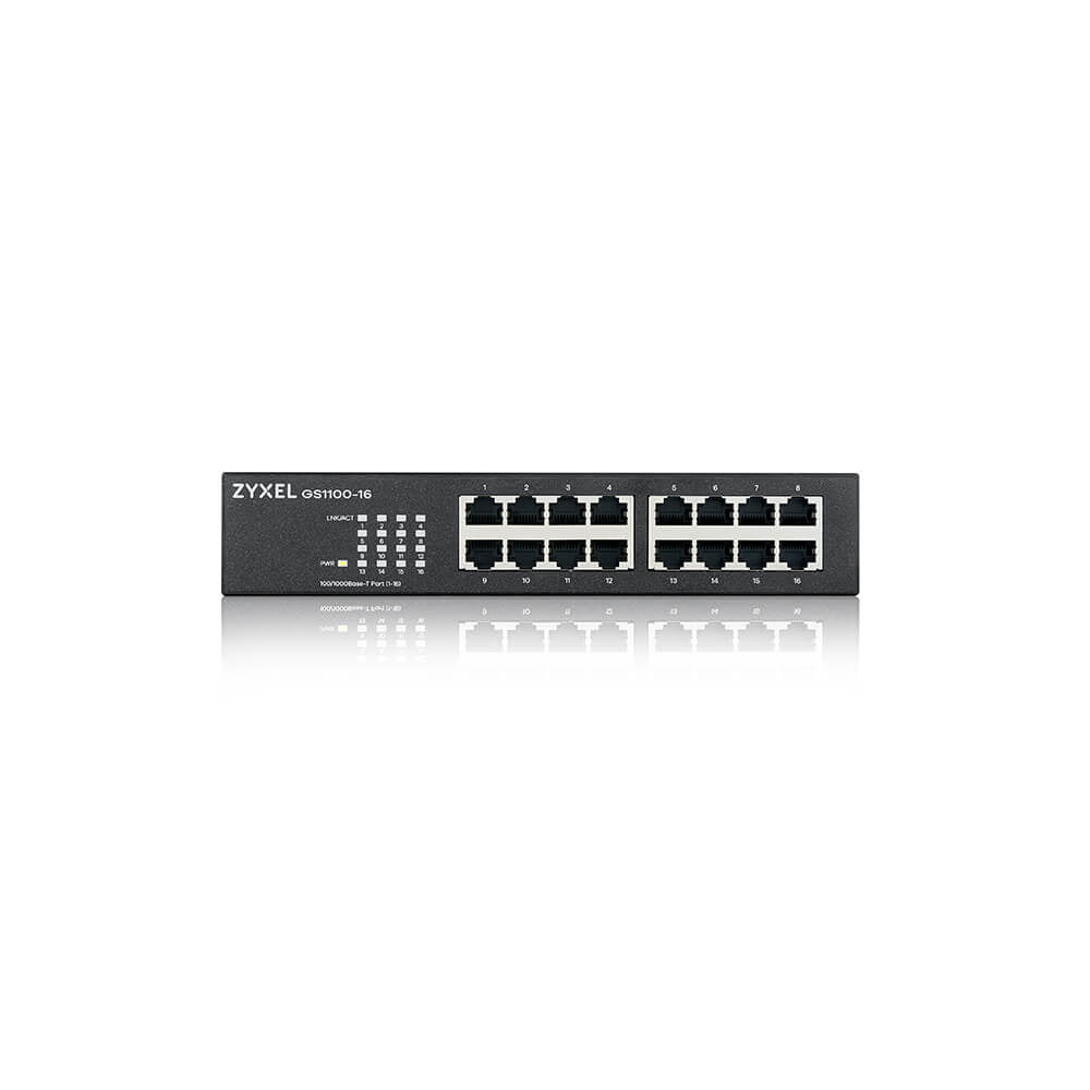 Switch réseau ethernet Gigabit Zyxel GS1100 v3 - 16 ports