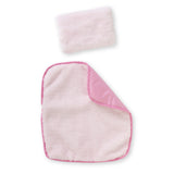 Accessoires poupons - COROLLE - Ensemble Couffin Peluche Rose - pour poupons 36 et 42 cm - des 3 ans
