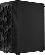 Boitier Moyen Tour ATX AeroCool Hive v2 RGB avec panneau vitré (Noir)