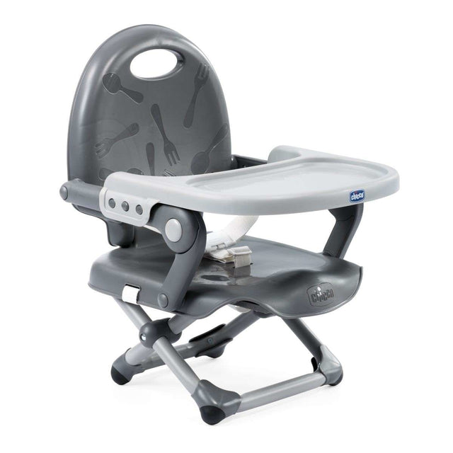 CHICCO Rehausseur de table Pocket Snack dark grey