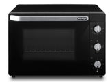 Mini-four - Chaleur tournante - DELONGHI - EO 40112.BK - Noir - Porte double vitrage - 40 L - 51,5 x 44 x 36 cm - 2000 W
