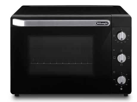 Mini-four - Chaleur tournante - DELONGHI - EO 40112.BK - Noir - Porte double vitrage - 40 L - 51,5 x 44 x 36 cm - 2000 W