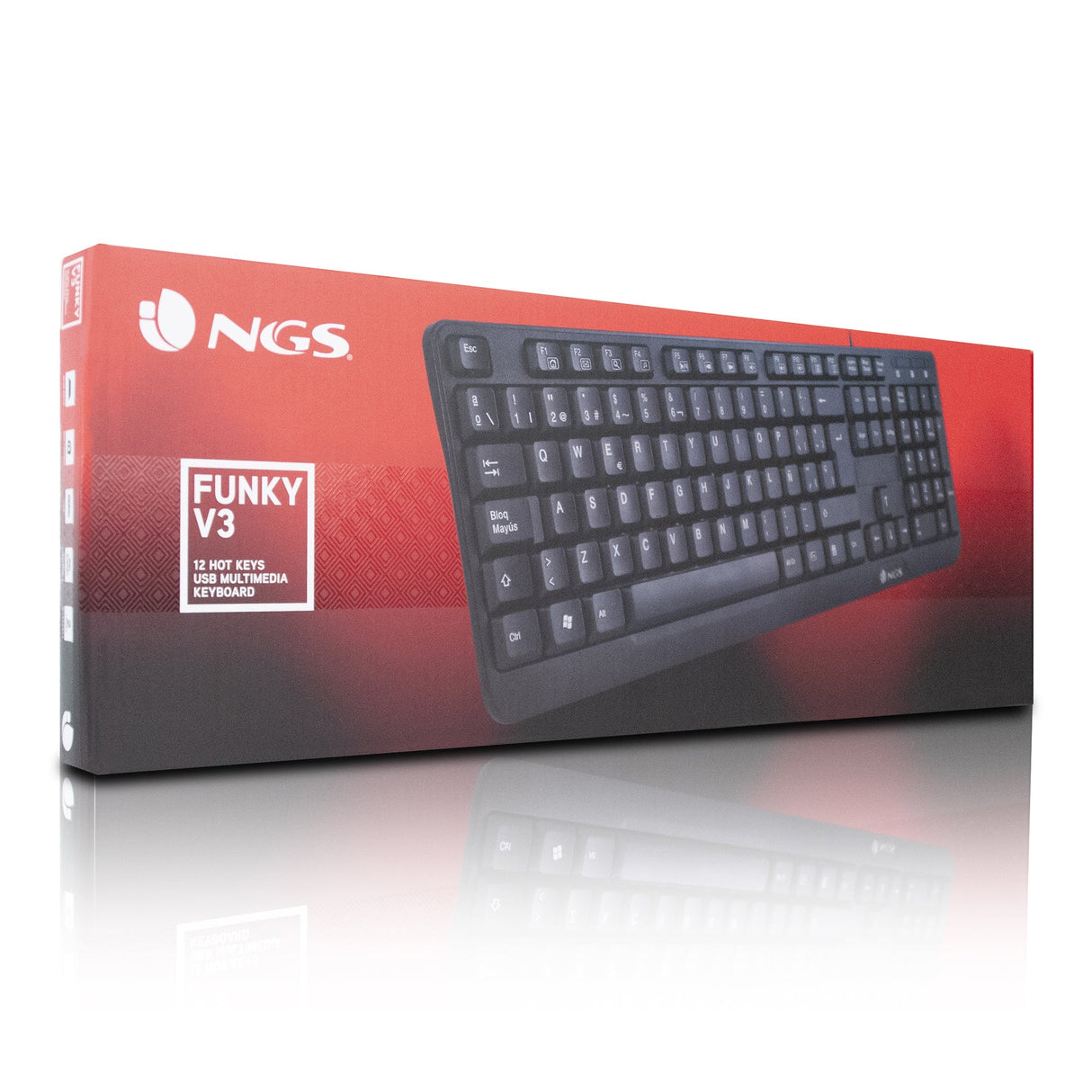 Clavier filaire NGS Funky V3 (Noir)