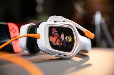 Casque gaming - Filaire - PS4, PS5, Switch, Xbox One et Series X|S - Konix - Naruto Shippuden - Microphone - Câble 1,5 m - Naruto