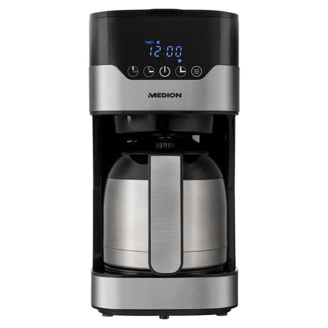 Cafetiere filtre programmable avec carafe - MEDION - MD 18458 - isotherme - 900W - 1,2 L