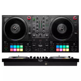 HERCULES DJCONTROL INPULSE T7 - Contrôleur DJ motorisé noir avec deux platines