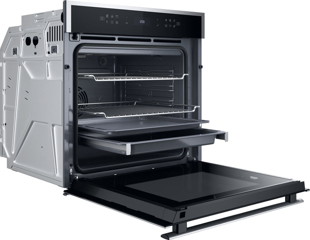 Four encastrable - Pyrolyse - WHIRLPOOL - WOI68PT1SXAF - Inox - 73 L - 59,5 x 56,4 x 59,7 cm