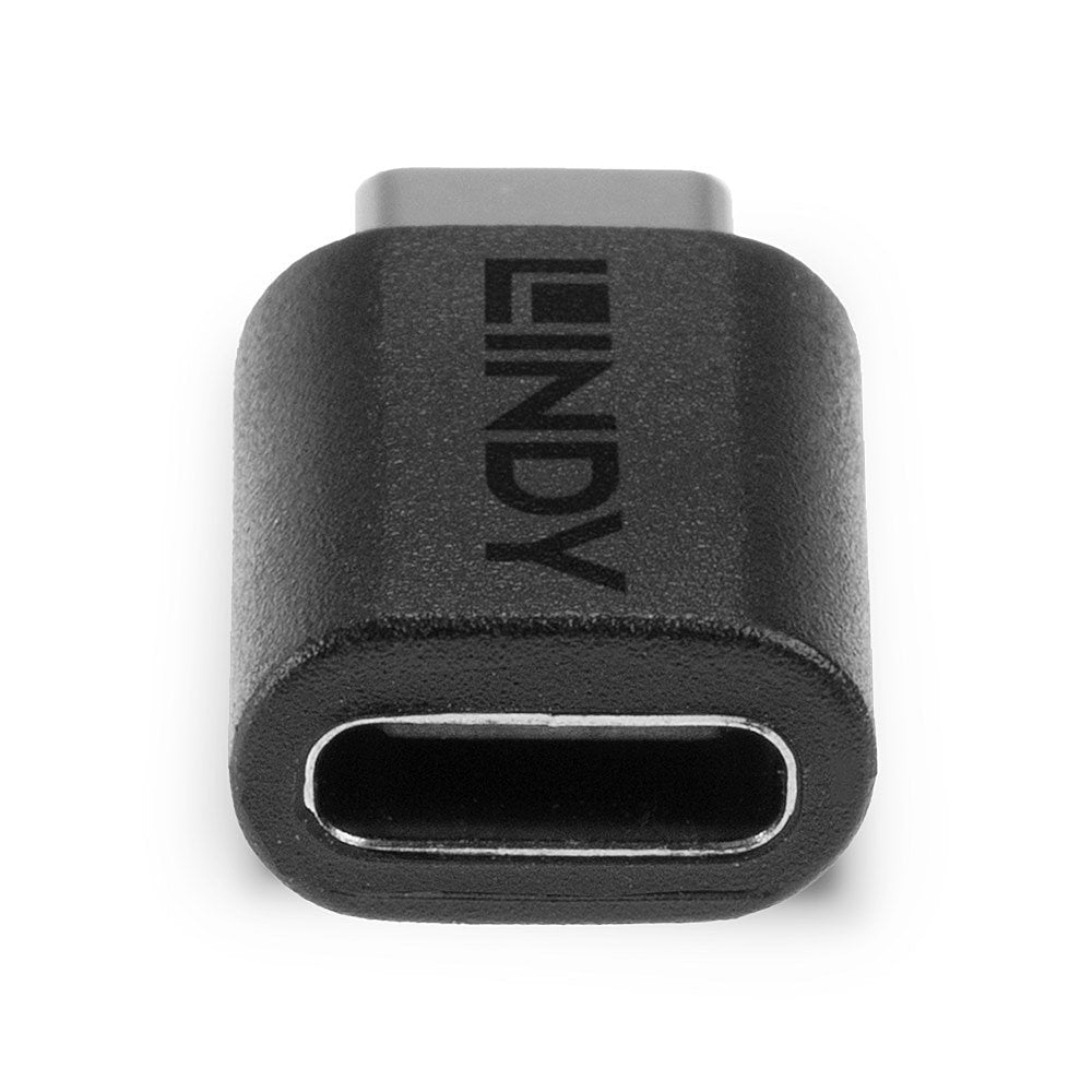 Adaptateur USB-C Lindy vers USB-C (Noir)