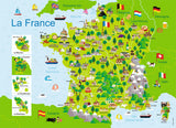 Puzzle enfant 100 pieces - Carte de France - Nathan - Trieur 3 compartiments - Des 6 ans