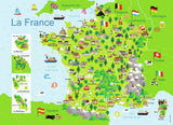 Puzzle enfant 100 pieces - Carte de France - Nathan - Trieur 3 compartiments - Des 6 ans