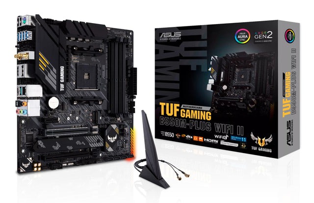 Carte mere - ASUS - TUF GAMING B550M-PLUS WIFI II - AMD B550 - Emplacement AM4 micro ATX