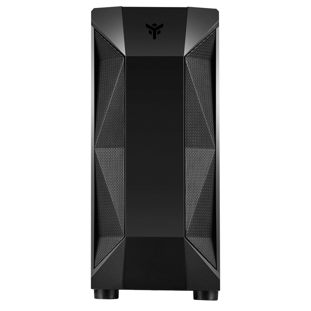 Boitier Moyen Tour ATX iTek Rock Evo RGB avec panneau vitré (Noir)