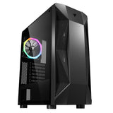 Boitier Moyen Tour ATX iTek Rock Evo RGB avec panneau vitré (Noir)