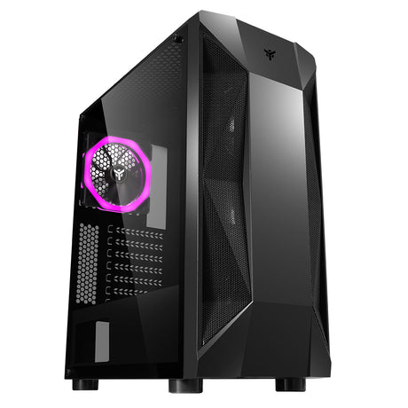 Boitier Moyen Tour ATX iTek Rock Evo RGB avec panneau vitré (Noir)