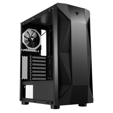 Boitier Moyen Tour ATX iTek Rock Evo RGB avec panneau vitré (Noir)