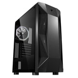Boitier Moyen Tour ATX iTek Rock Evo RGB avec panneau vitré (Noir)