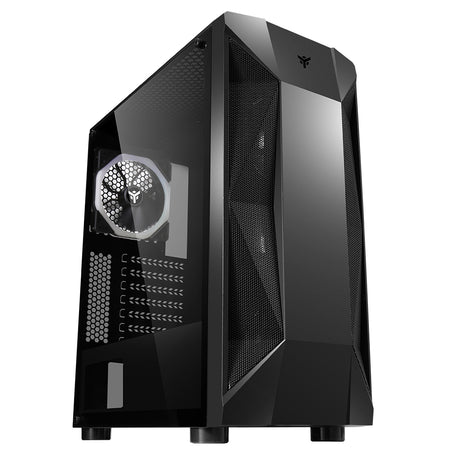 Boitier Moyen Tour ATX iTek Rock Evo RGB avec panneau vitré (Noir)