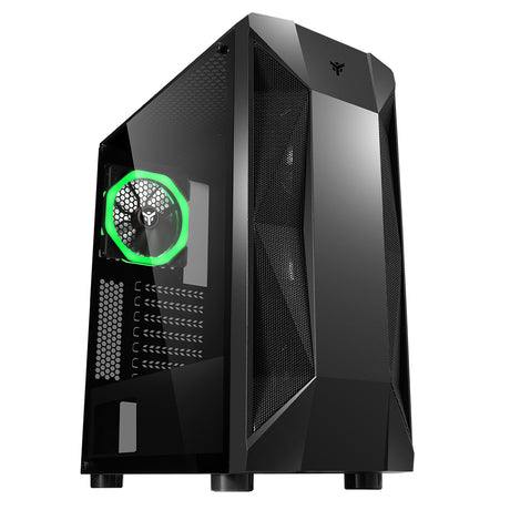 Boitier Moyen Tour ATX iTek Rock Evo RGB avec panneau vitré (Noir)