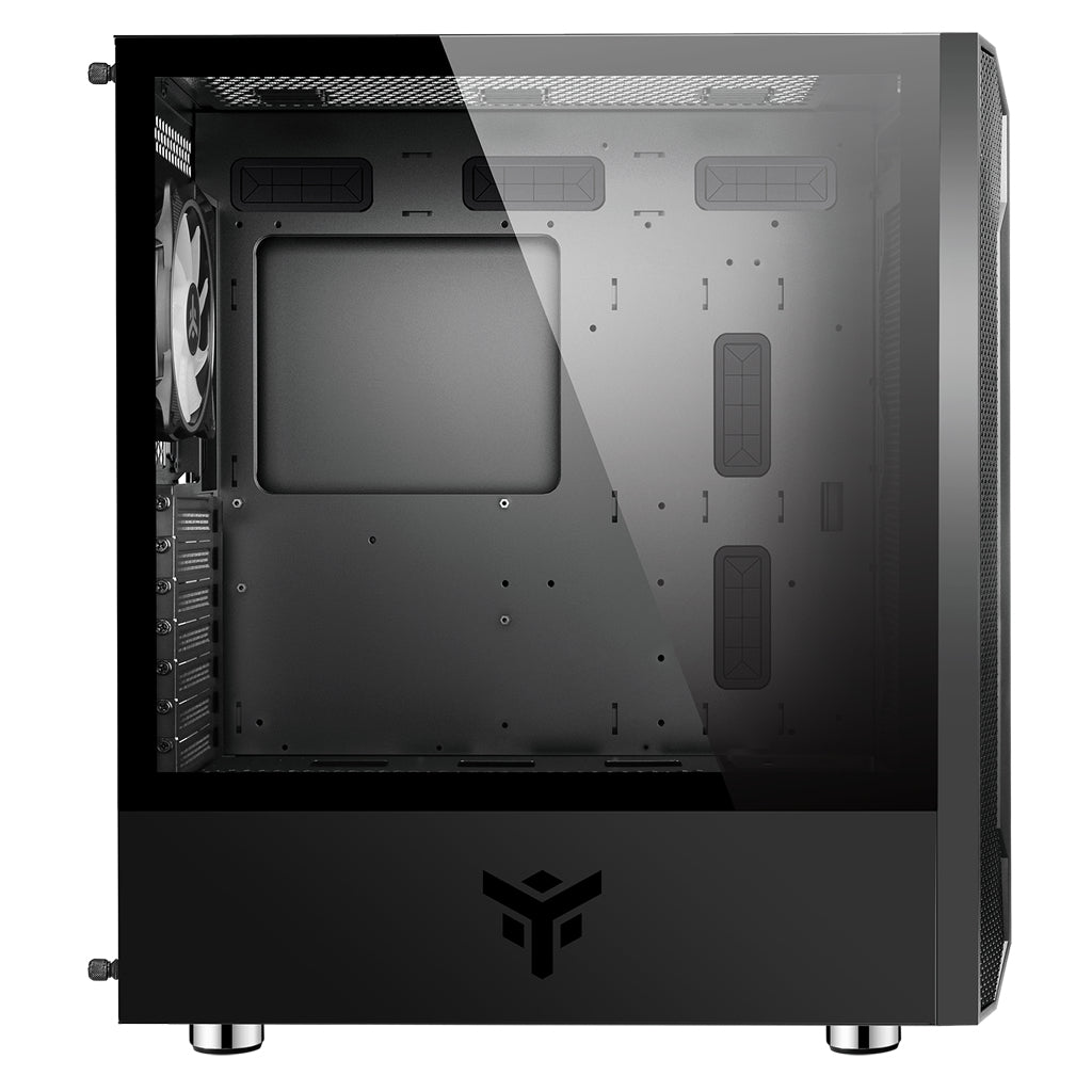 Boitier Moyen Tour ATX iTek Vertibra X210 RGB avec panneau vitré (Noir)