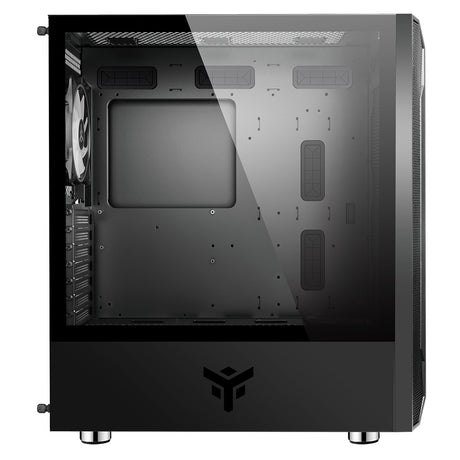 Boitier Moyen Tour ATX iTek Vertibra X210 RGB avec panneau vitré (Noir)