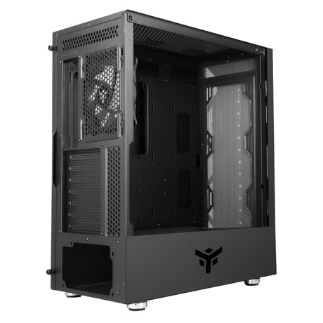 Boitier Moyen Tour ATX iTek Vertibra X210 RGB avec panneau vitré (Noir)