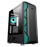 Boitier Moyen Tour ATX iTek Vertibra X210 RGB avec panneau vitré (Noir)