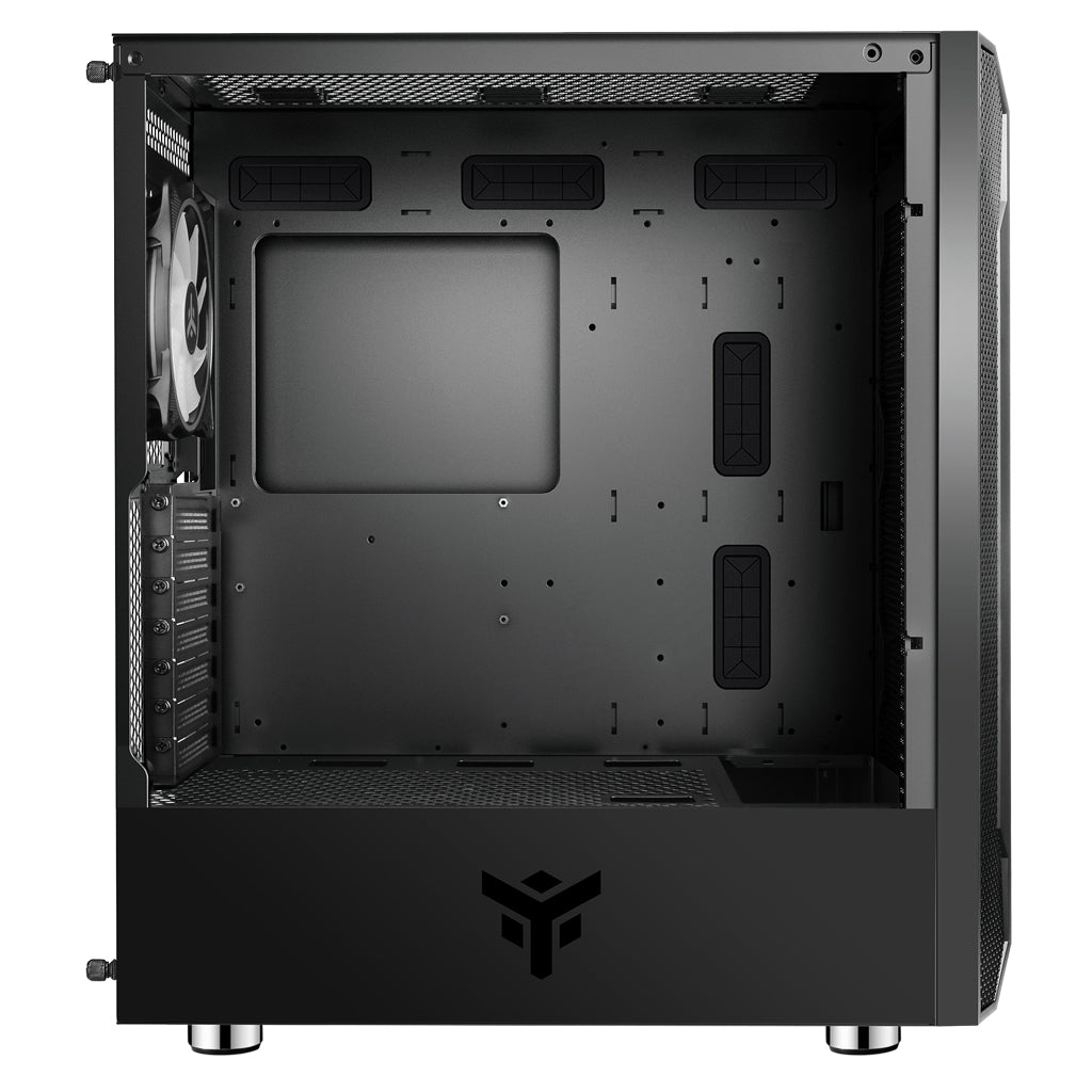 Boitier Moyen Tour ATX iTek Vertibra X210 RGB avec panneau vitré (Noir)