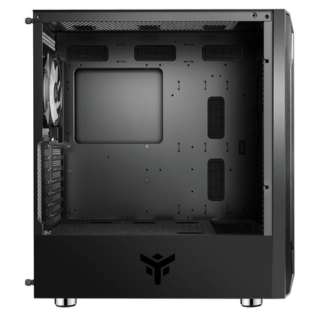 Boitier Moyen Tour ATX iTek Vertibra X210 RGB avec panneau vitré (Noir)
