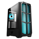 Boitier Moyen Tour ATX iTek Vertibra Y210 RGB avec panneau vitré (Noir)
