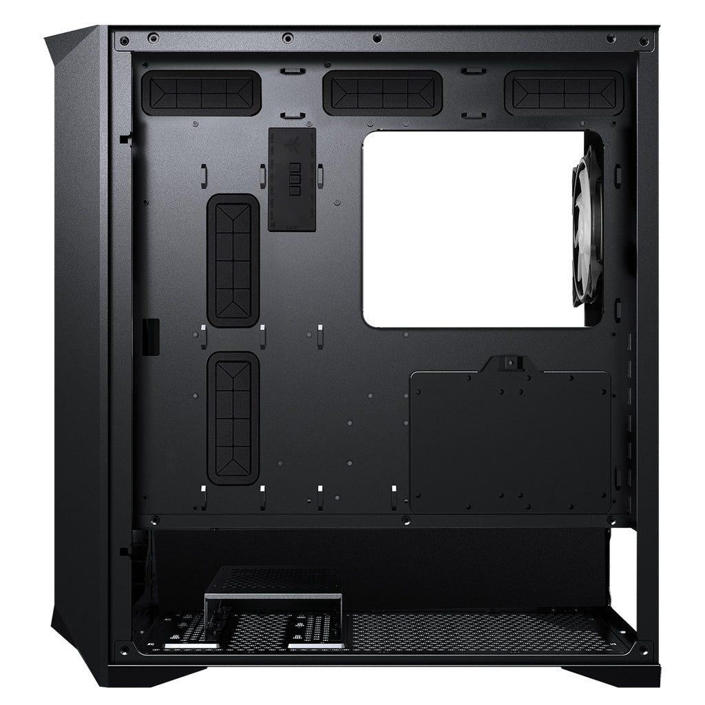 Boitier Moyen Tour ATX iTek Vertibra Y210 RGB avec panneau vitré (Noir)