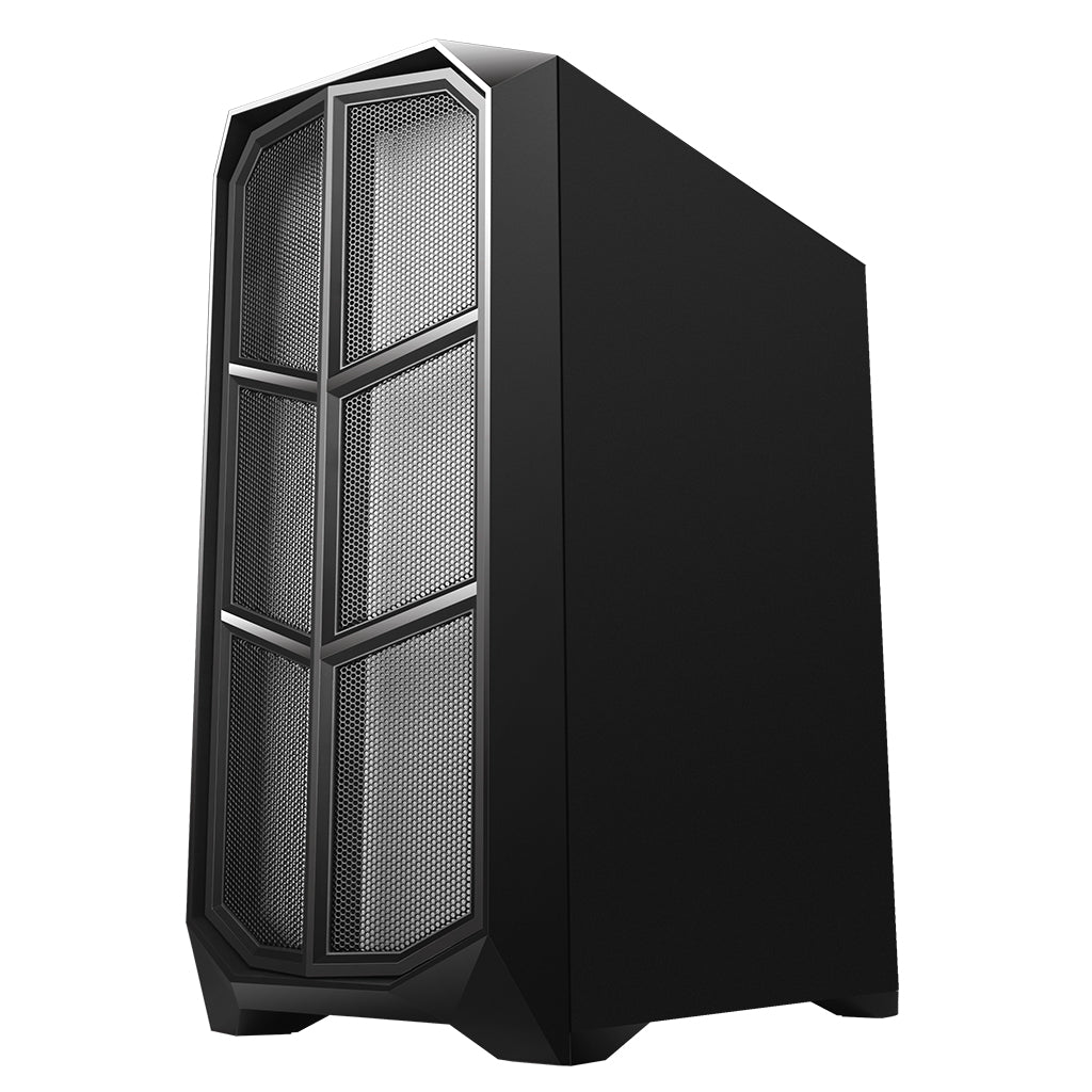 Boitier Moyen Tour ATX iTek Vertibra Y210 RGB avec panneau vitré (Noir)