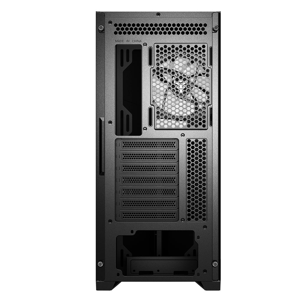 Boitier Moyen Tour ATX iTek Vertibra Y210 RGB avec panneau vitré (Noir)