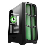 Boitier Moyen Tour ATX iTek Vertibra Y210 RGB avec panneau vitré (Noir)