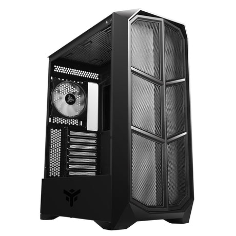 Boitier Moyen Tour ATX iTek Vertibra Y210 RGB avec panneau vitré (Noir)