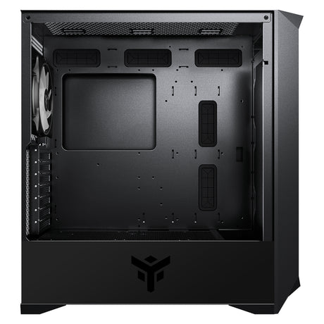 Boitier Moyen Tour ATX iTek Vertibra Y210 RGB avec panneau vitré (Noir)
