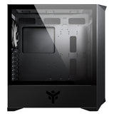 Boitier Moyen Tour ATX iTek Vertibra Y210 RGB avec panneau vitré (Noir)