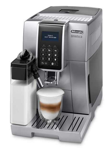Machine expresso broyeur - De'Longhi - Dinamica - ECAM350.75.S - 6 recettes - Argent