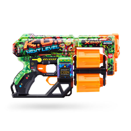 Lanceur de fléchettes - ZURU - X-SHOT Dread - Canons rotatifs doubles - 7 designs - Portée 27 m