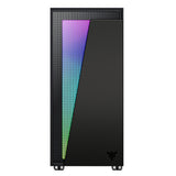 Boitier Moyen Tour ATX iTek Vertibra V210 RGB avec panneau vitré (Noir)