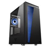 Boitier Moyen Tour ATX iTek Vertibra V210 RGB avec panneau vitré (Noir)