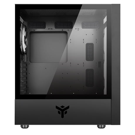 Boitier Moyen Tour ATX iTek Vertibra V210 RGB avec panneau vitré (Noir)